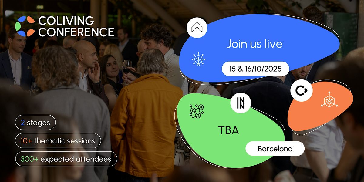 Coliving Conference 2025 (1,5 Days - Live Event - 15 & 16\/10\/2025)