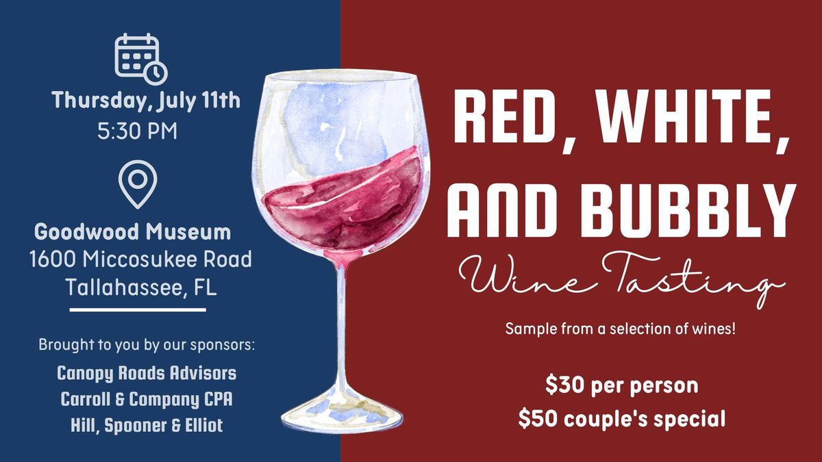Red, White, and Bubbly Wine Tasting