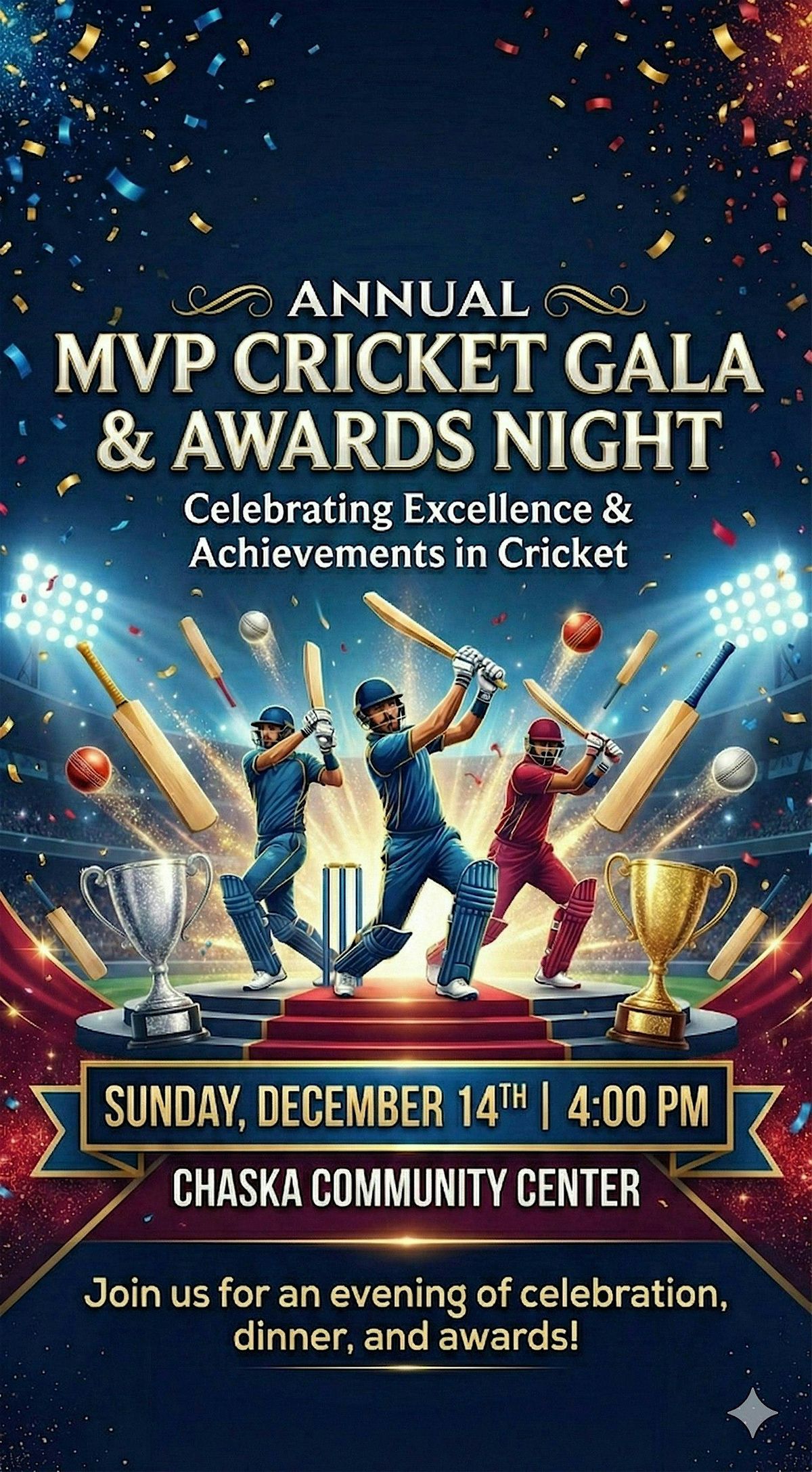 The Annual MVP Cricket Gala & Awards Night
