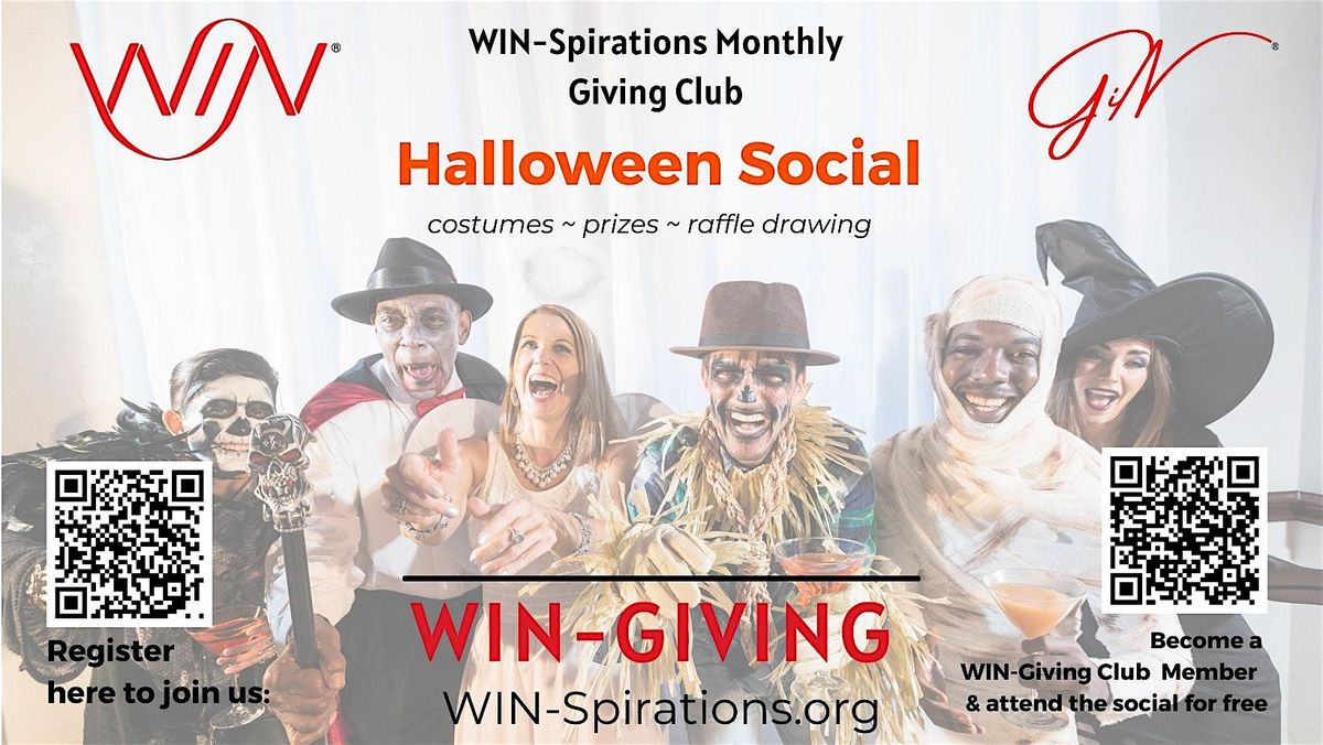 WIN-Giving Halloween Social: Monthly Giving Club Networking Event