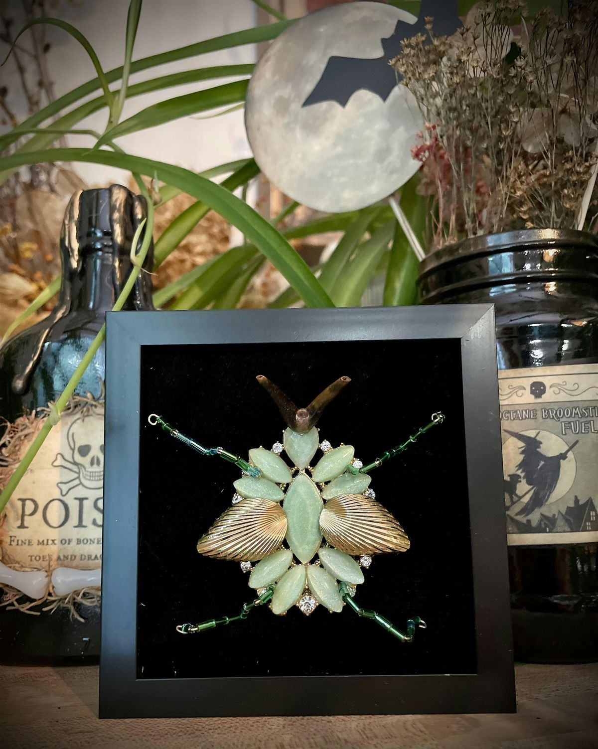 Beautiful Bugs: Assemblage Art from Broken Treasures