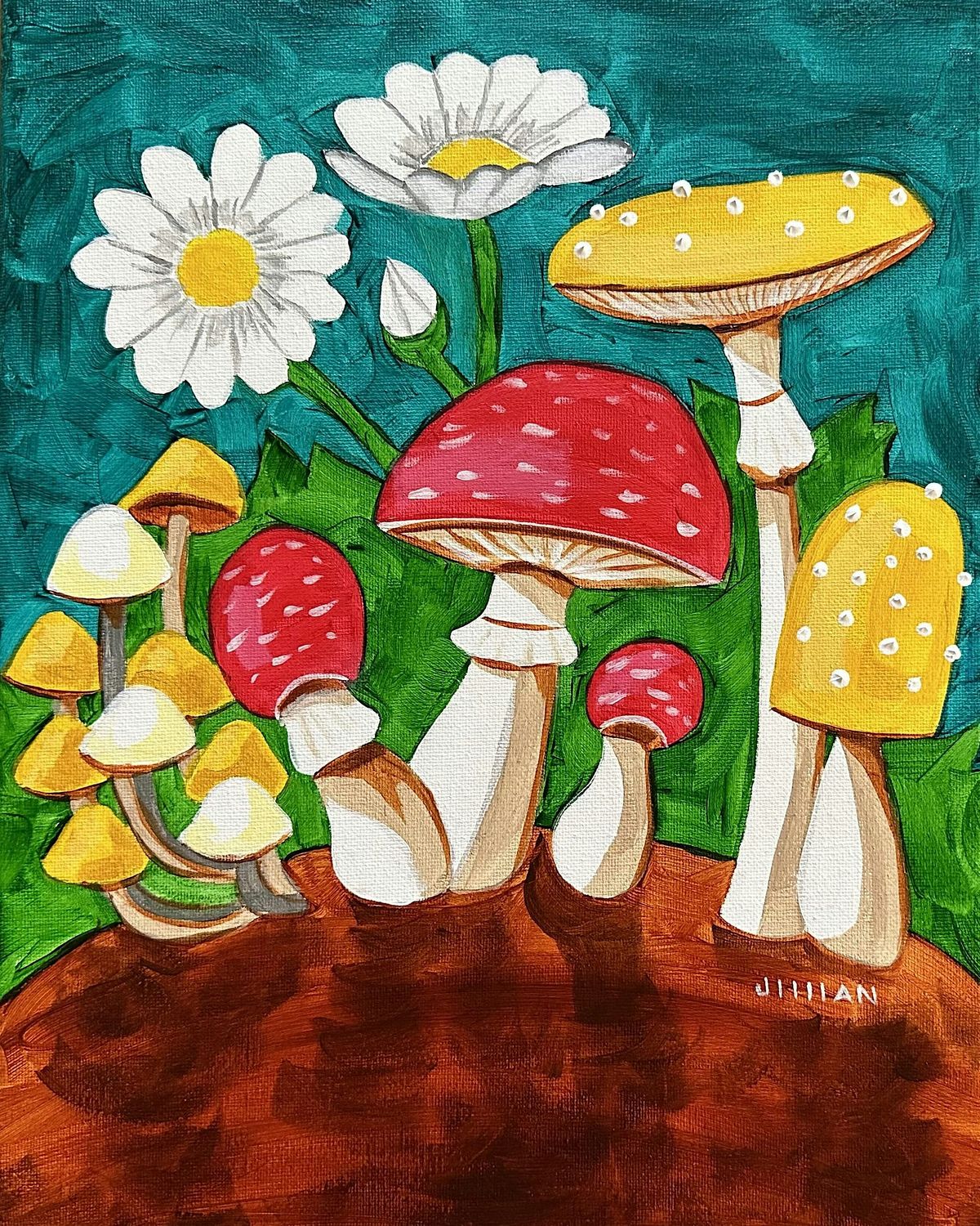 Mushrooms Paint Party