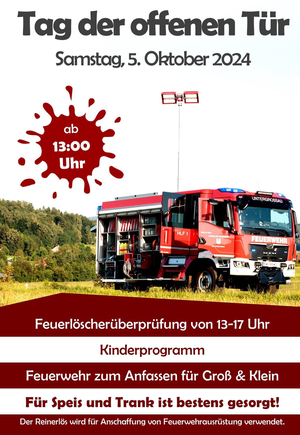 Tag der offenen T\u00fcr der Feuerwehr Untergrossau