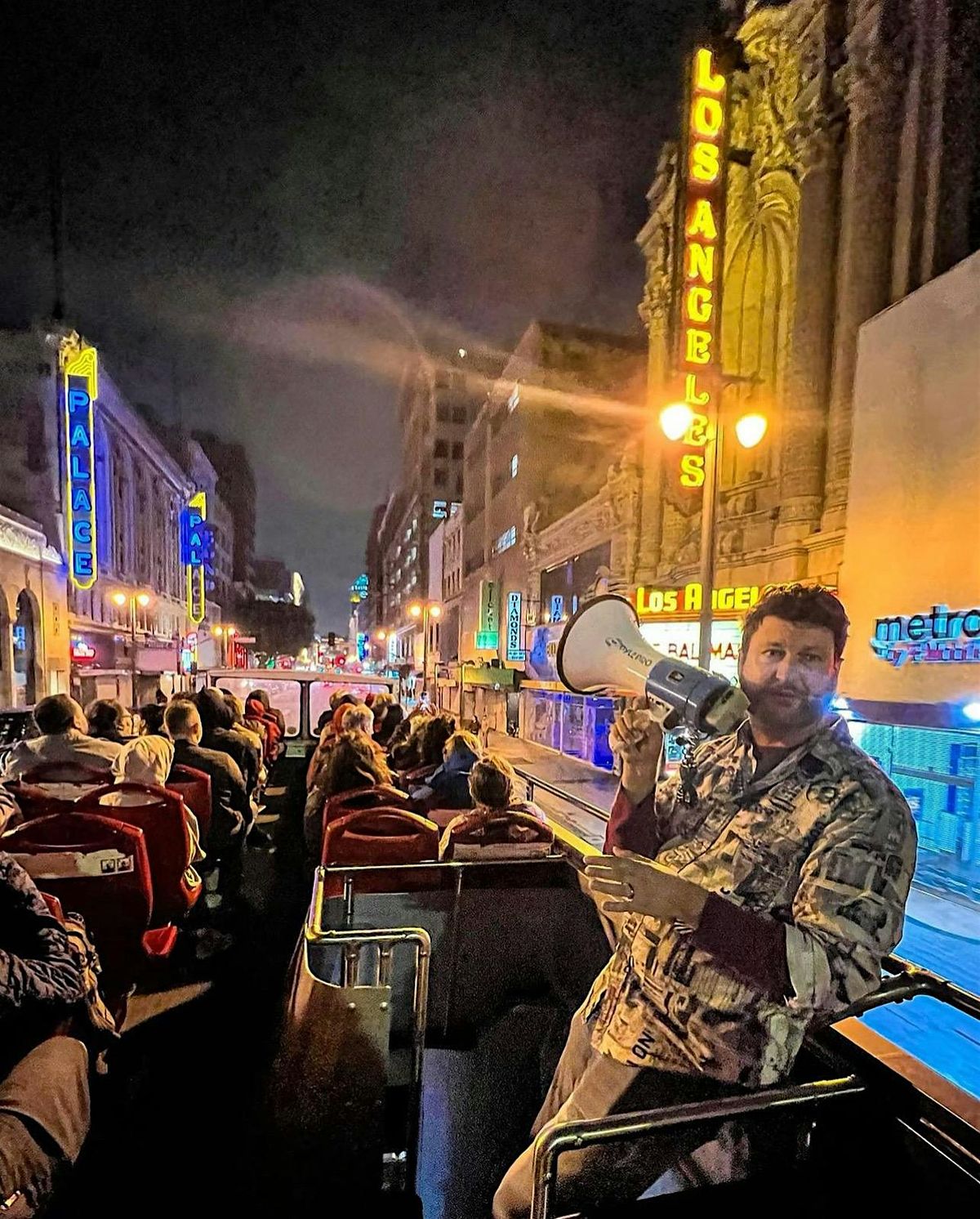 DTLA Christmas Neon Bus Tour