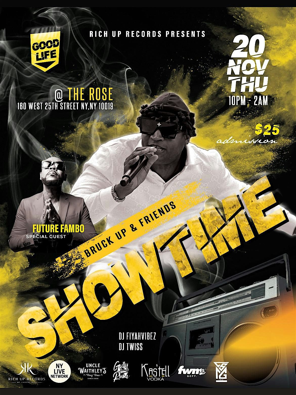 Bruck Up & Friends: Showtime Live! Presented by Rich Up Records