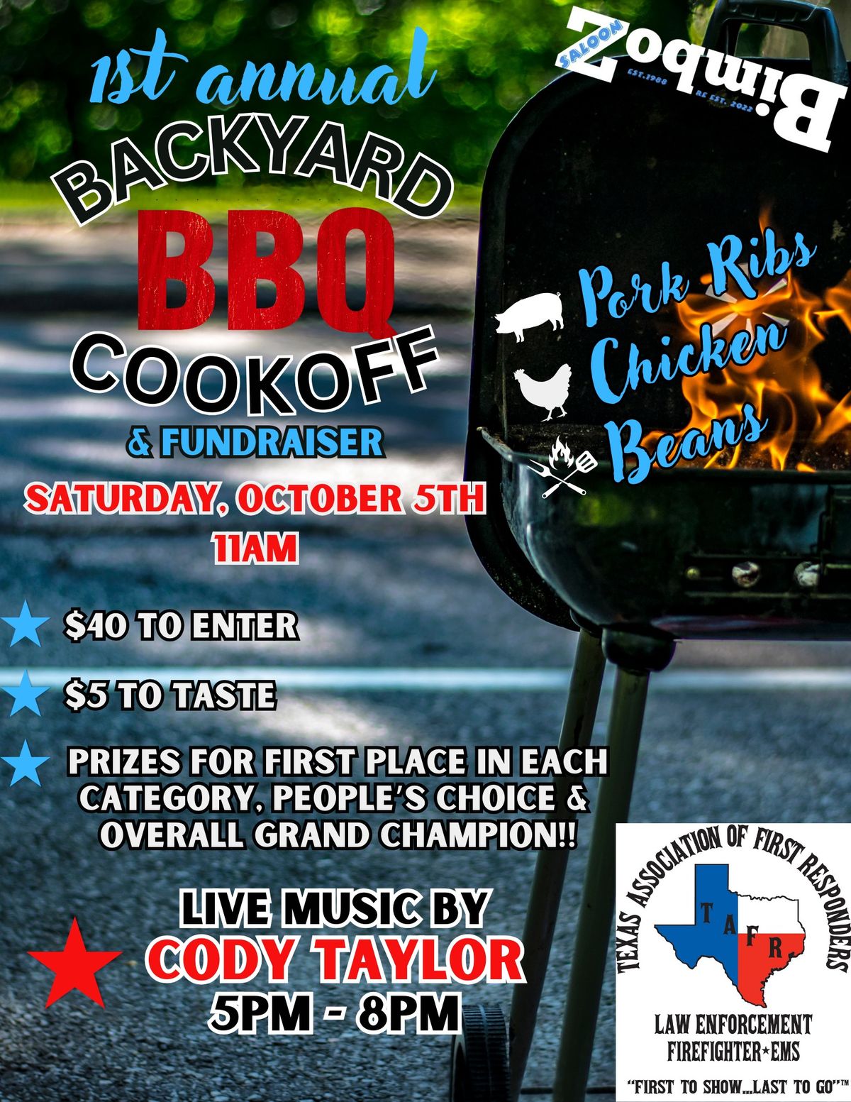 BimboZ 1st Annual Backyard BBQ Cookoff & Fundraiser