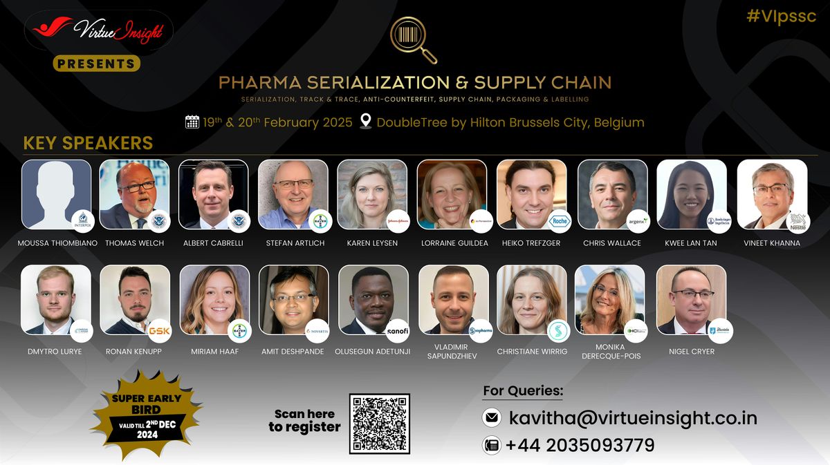 15th Annual Pharma Serialization & Supply Chain 2025