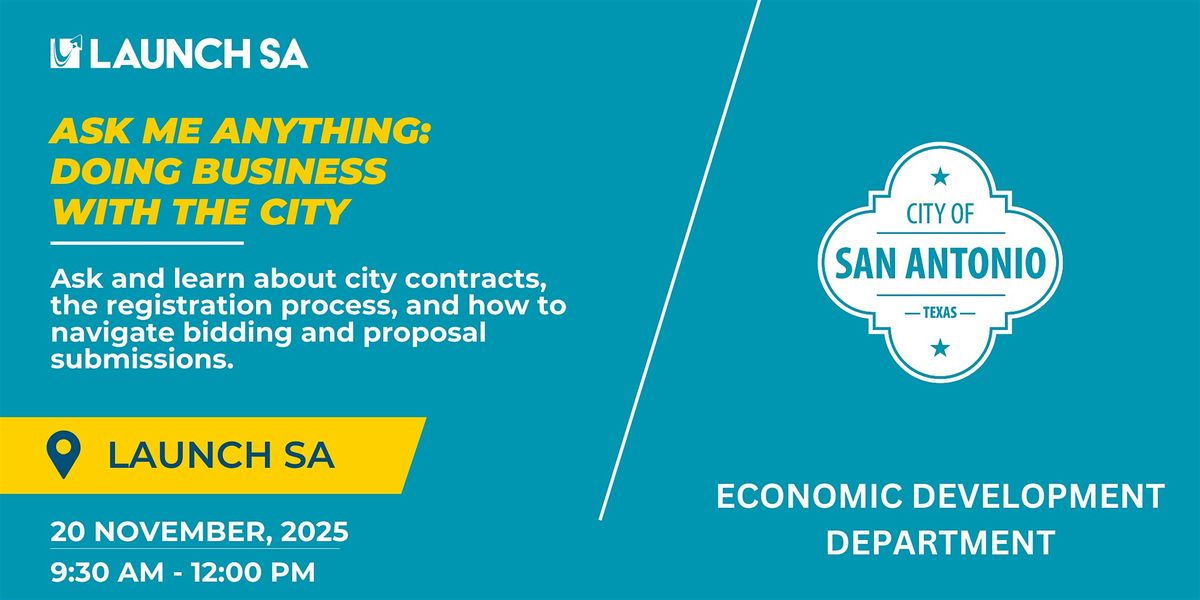 Ask Me Anything: Doing Business With The City
