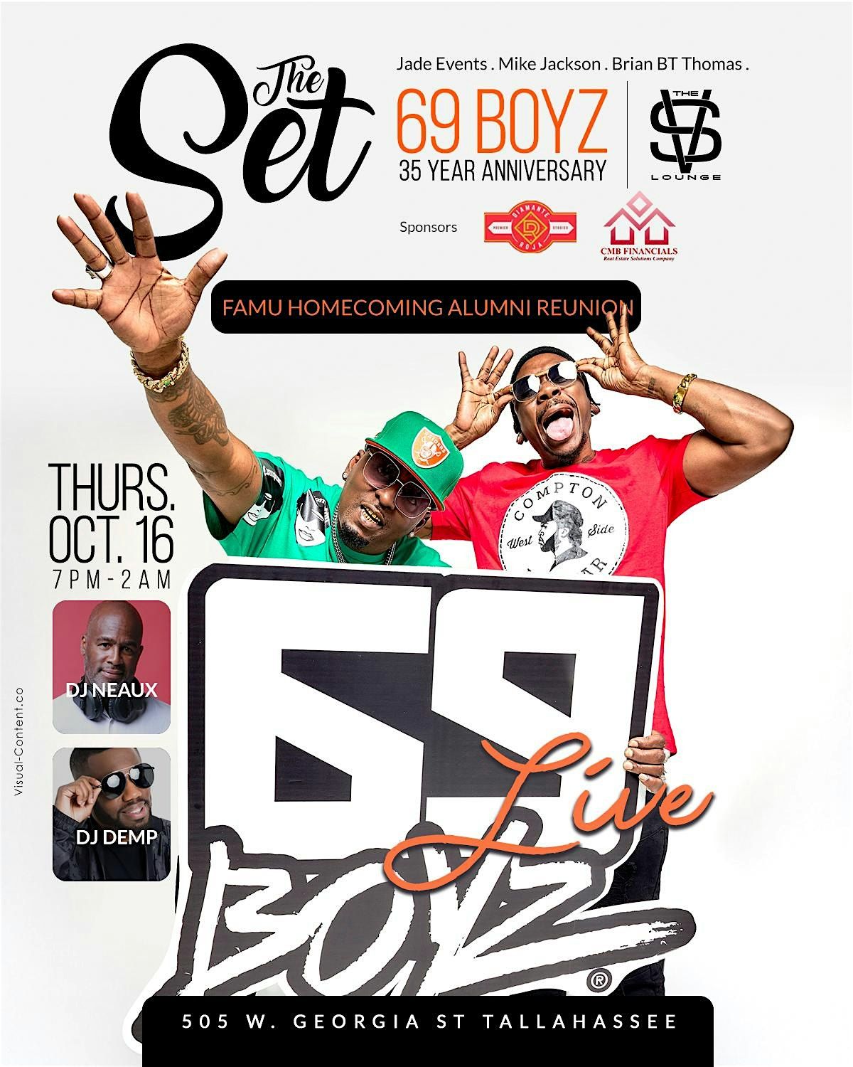 7th Annual The SET - FAMU Homecoming Alumni Reunion Kickoff w\/ 69 Boyz LIVE
