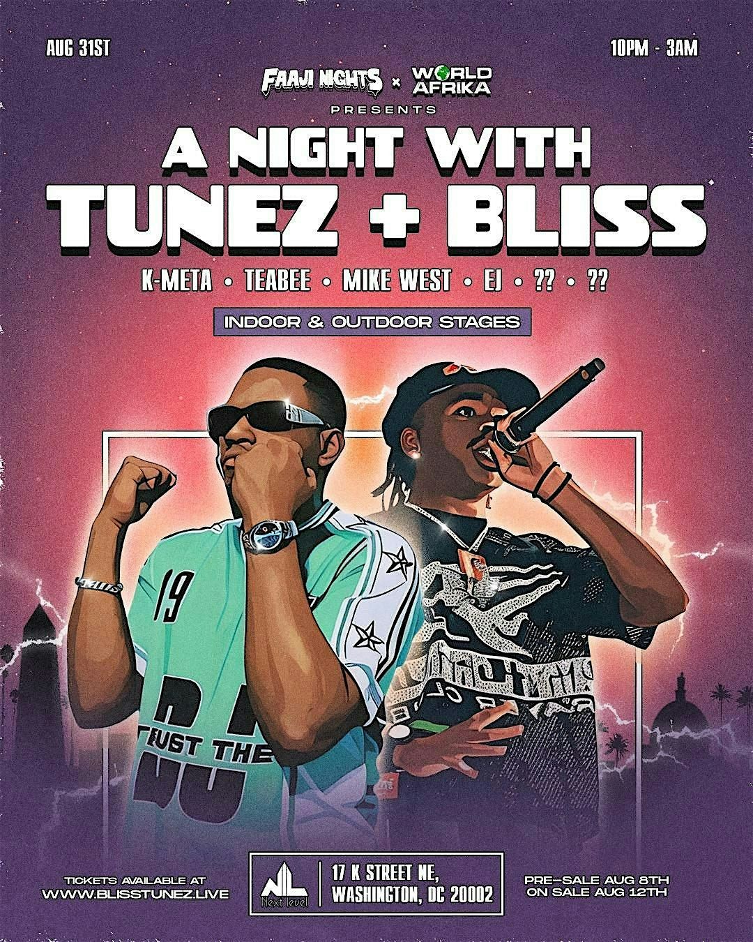 A Night with Dj Tunez & Blissman