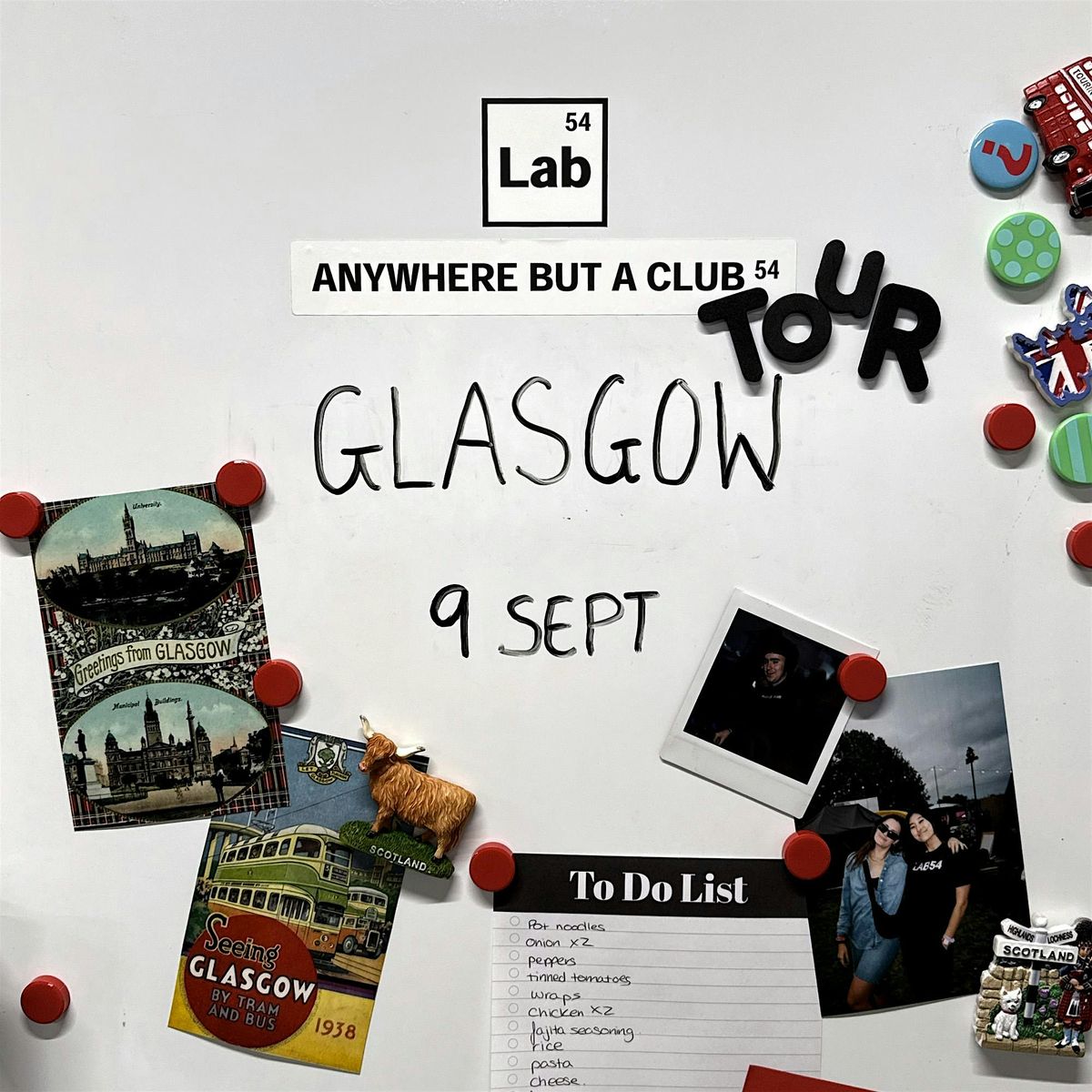 Anywhere But a Club Tour | Glasgow