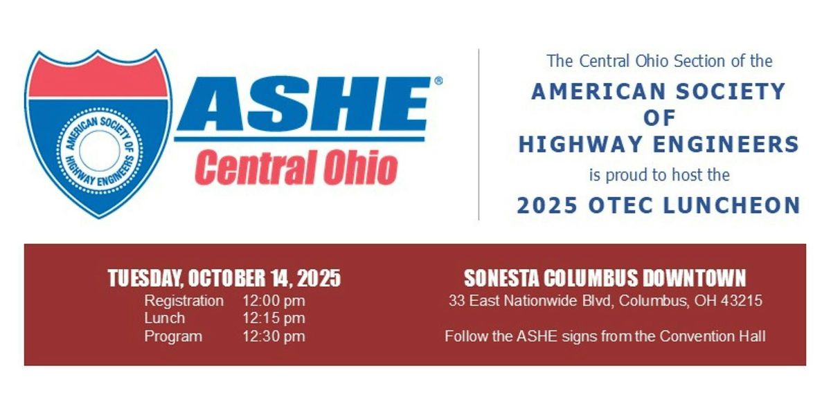 2025 ASHE OTEC Luncheon