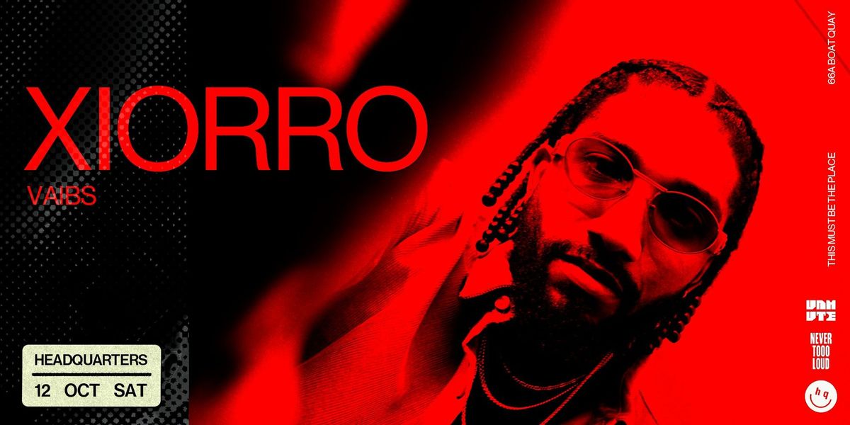 Thugshop x Unmute Presents: Never Tooo Loud with Xiorro