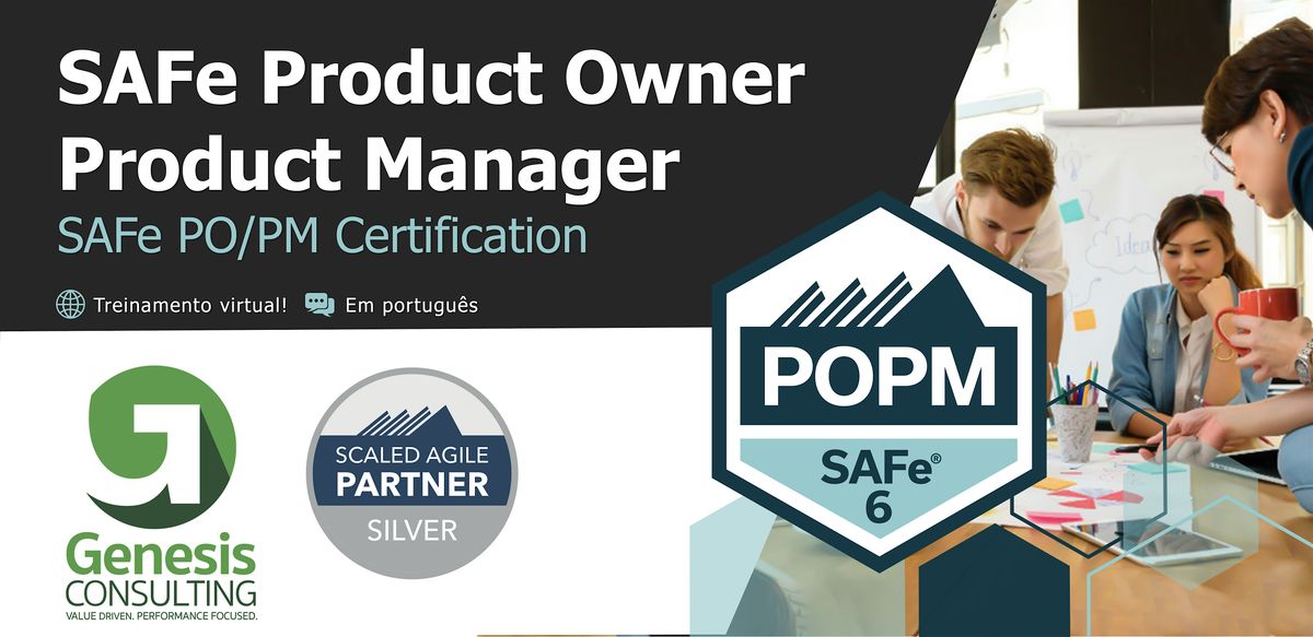 SAFe Product Owner\/Product Manager - Live OnLine - Portugu\u00eas