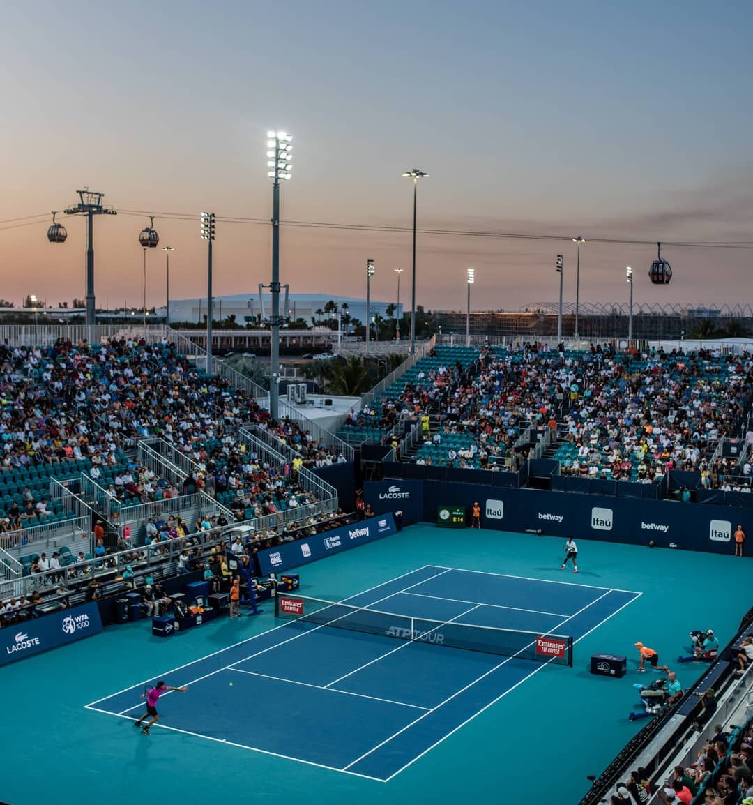 Miami Open Tennis Grandstand Session 1, Grandstand At Hard Rock