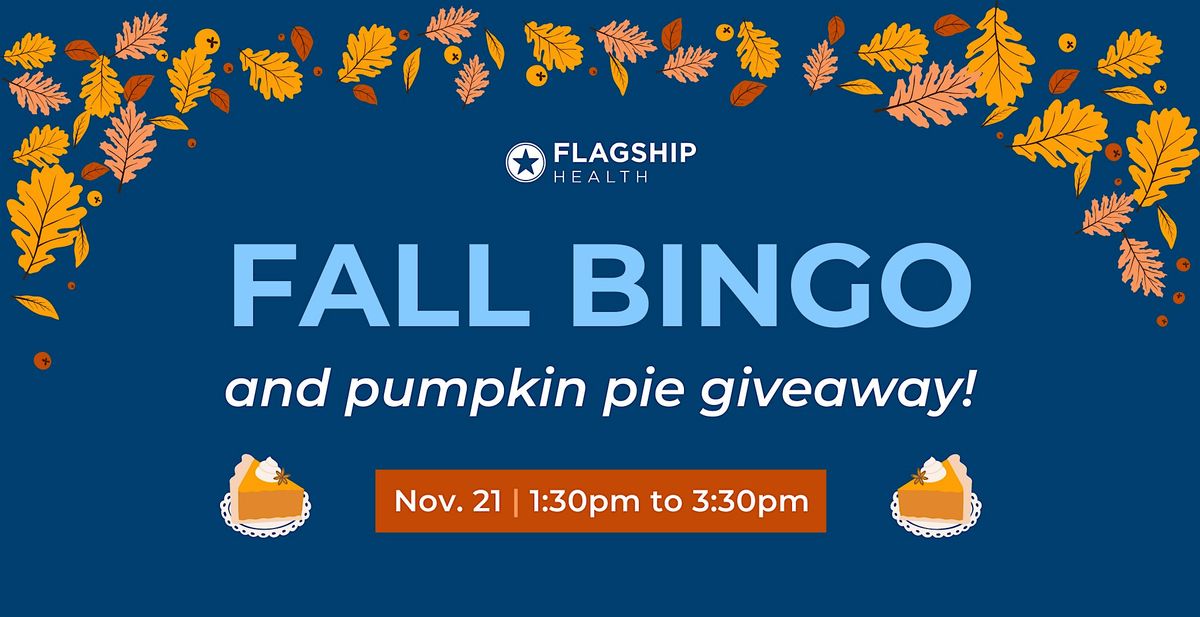 Fall Bingo + Pumpkin Pie Giveaway