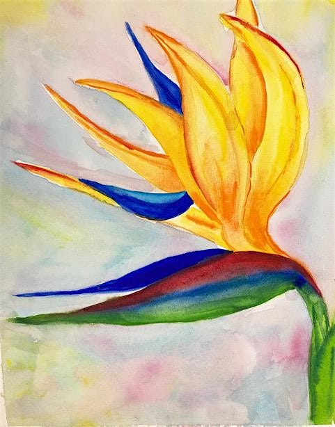 Watercolor Bird of Paradise with Phyllis Gubins