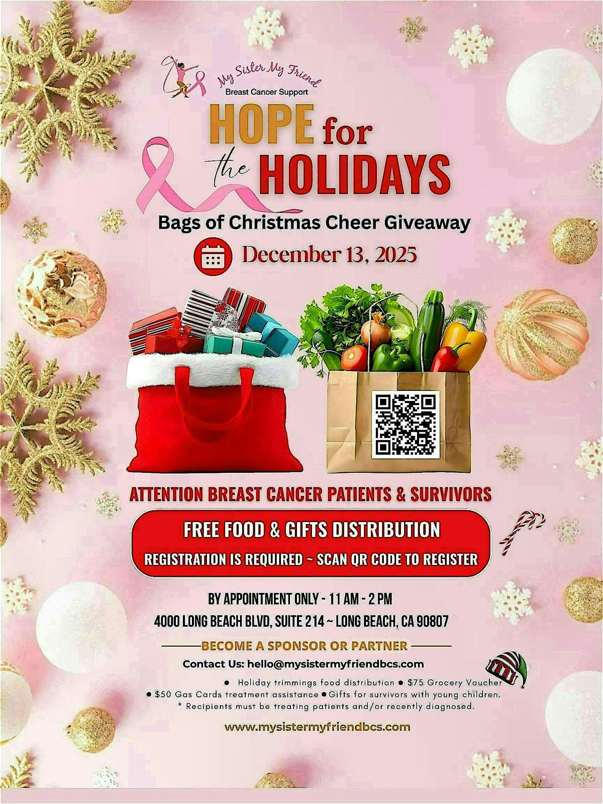 Hope for Holidays - Bags of Christmas Cheer Giveaway