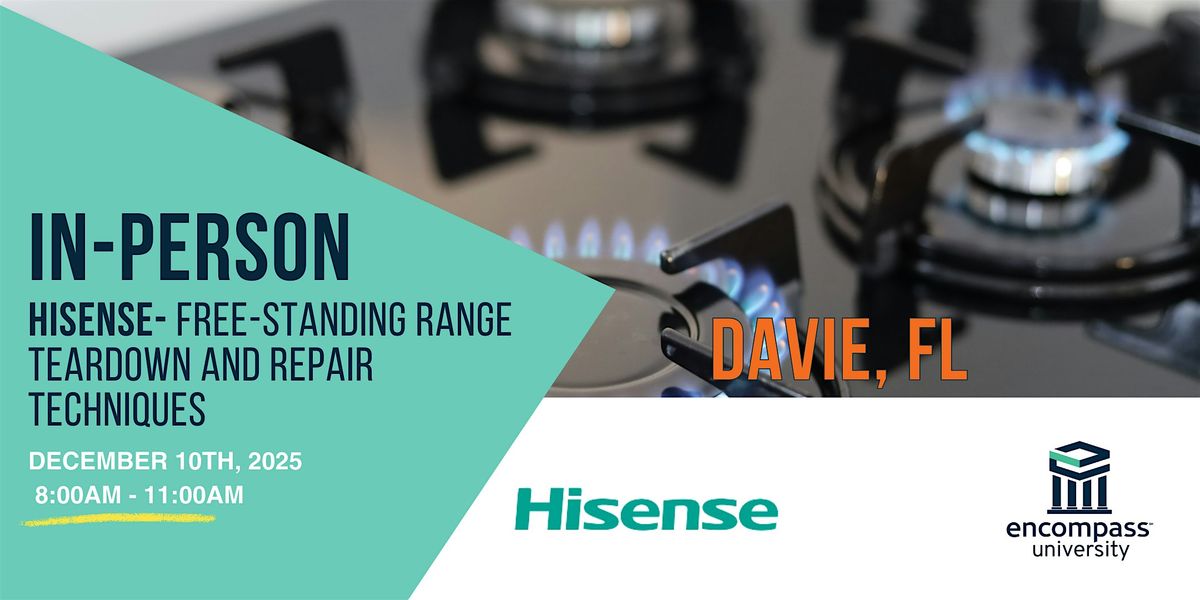 Hisense - Free-Standing Range Teardown and Repair Techniques