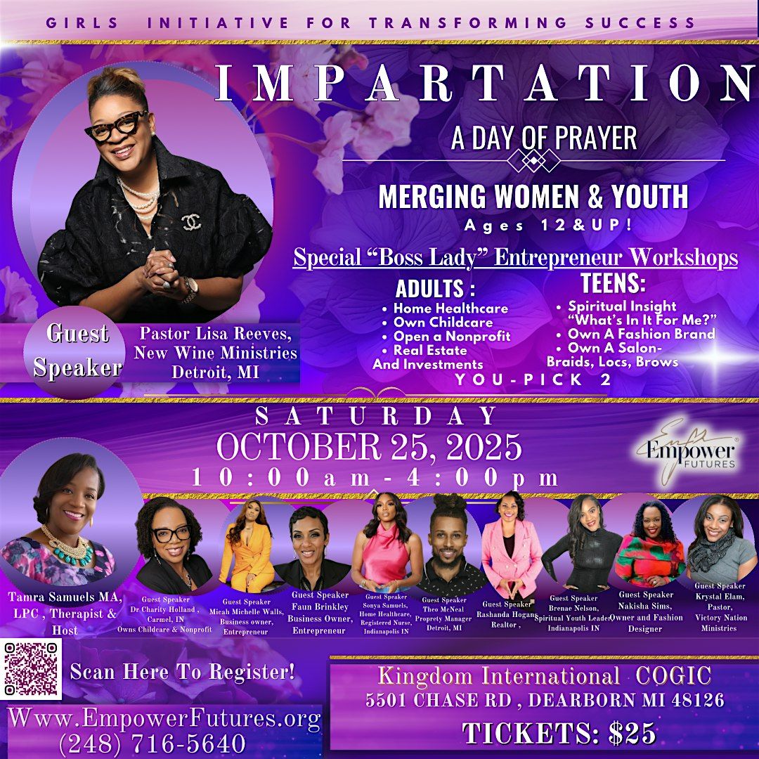 A Day of IMPARTATION; Women and Youth Merging in the Marketplace