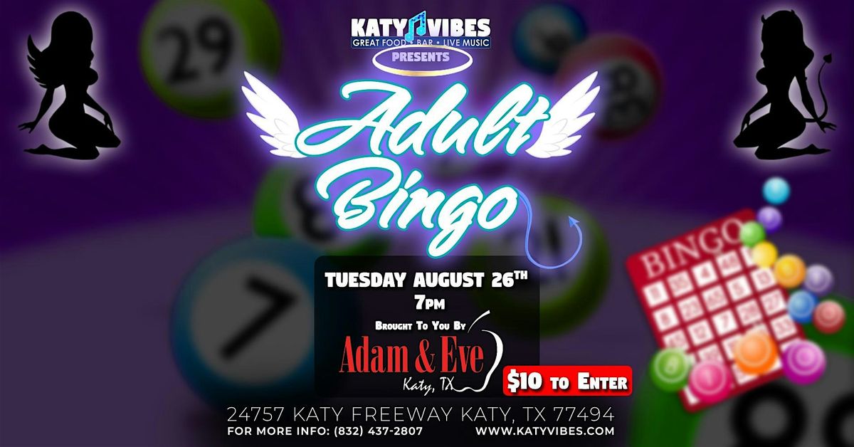 Adult Bingo at Katy Vibes!
