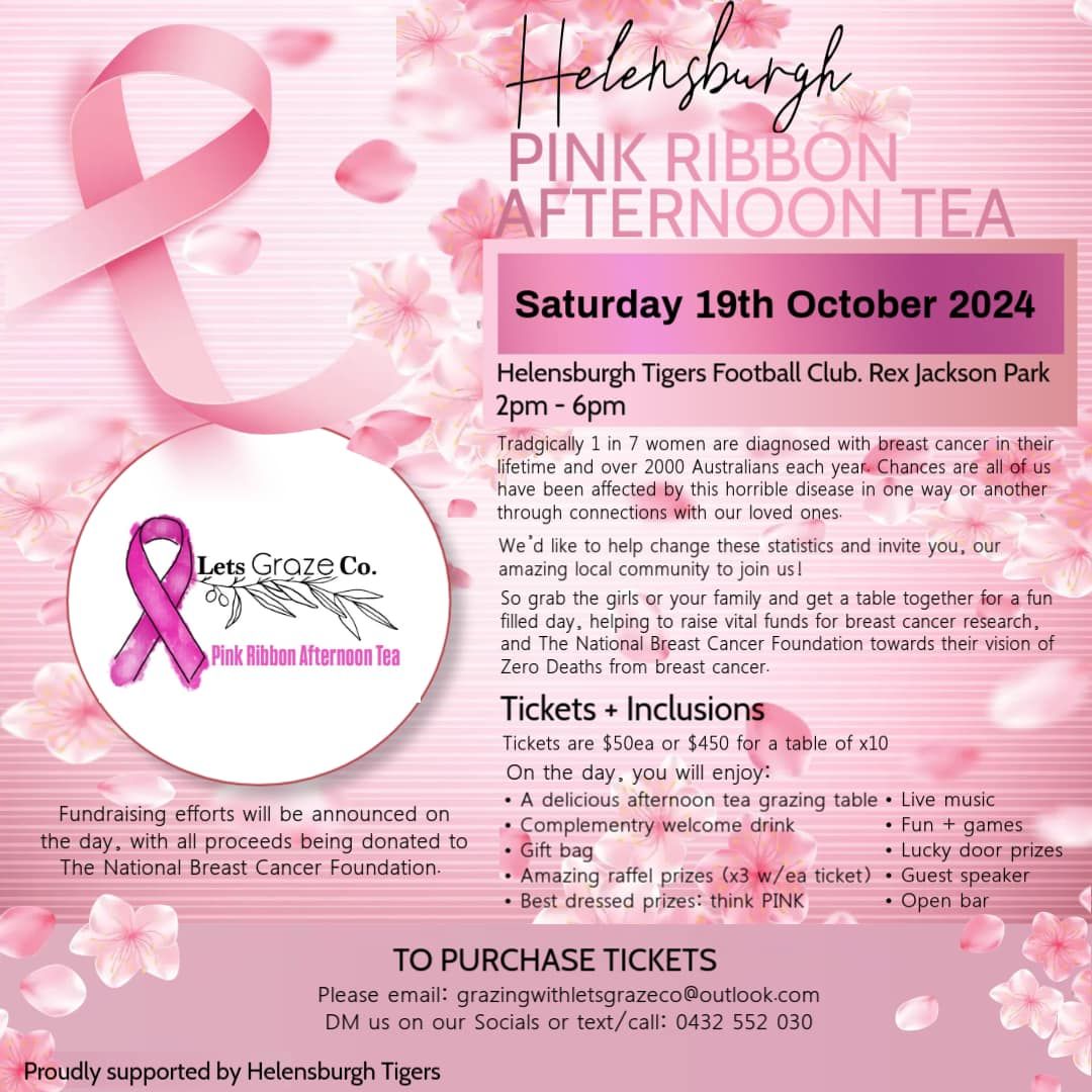 The Helensburgh Pink Ribbon Afternoon Tea