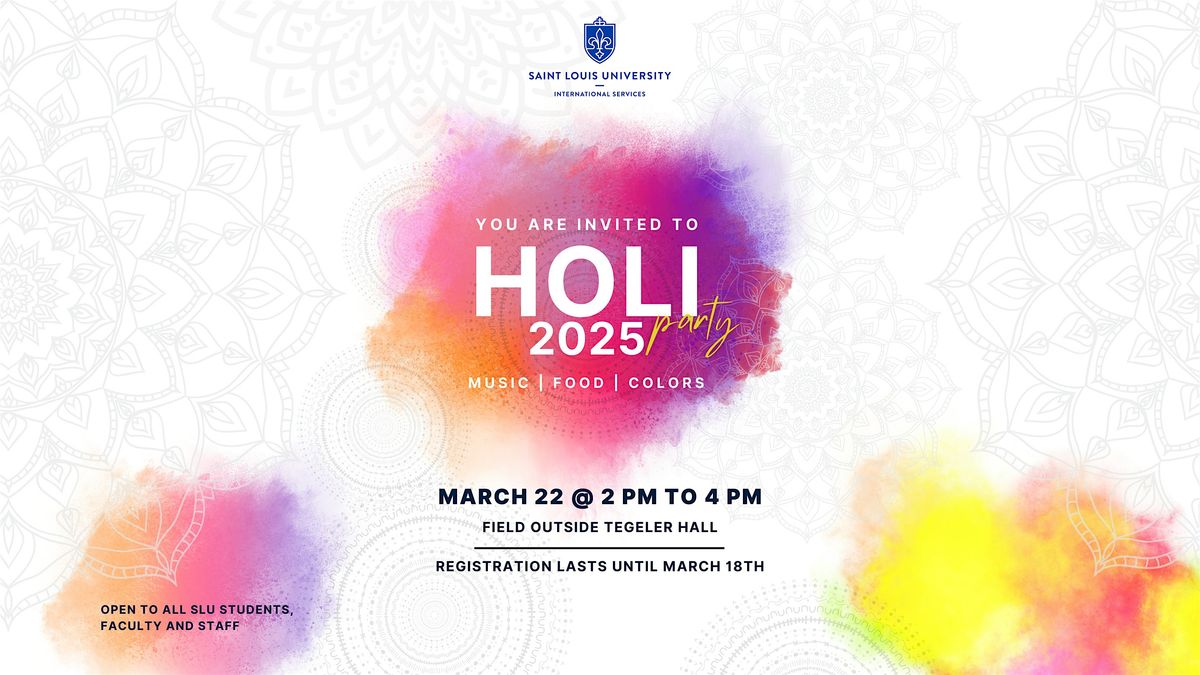 SLU Holi 2025