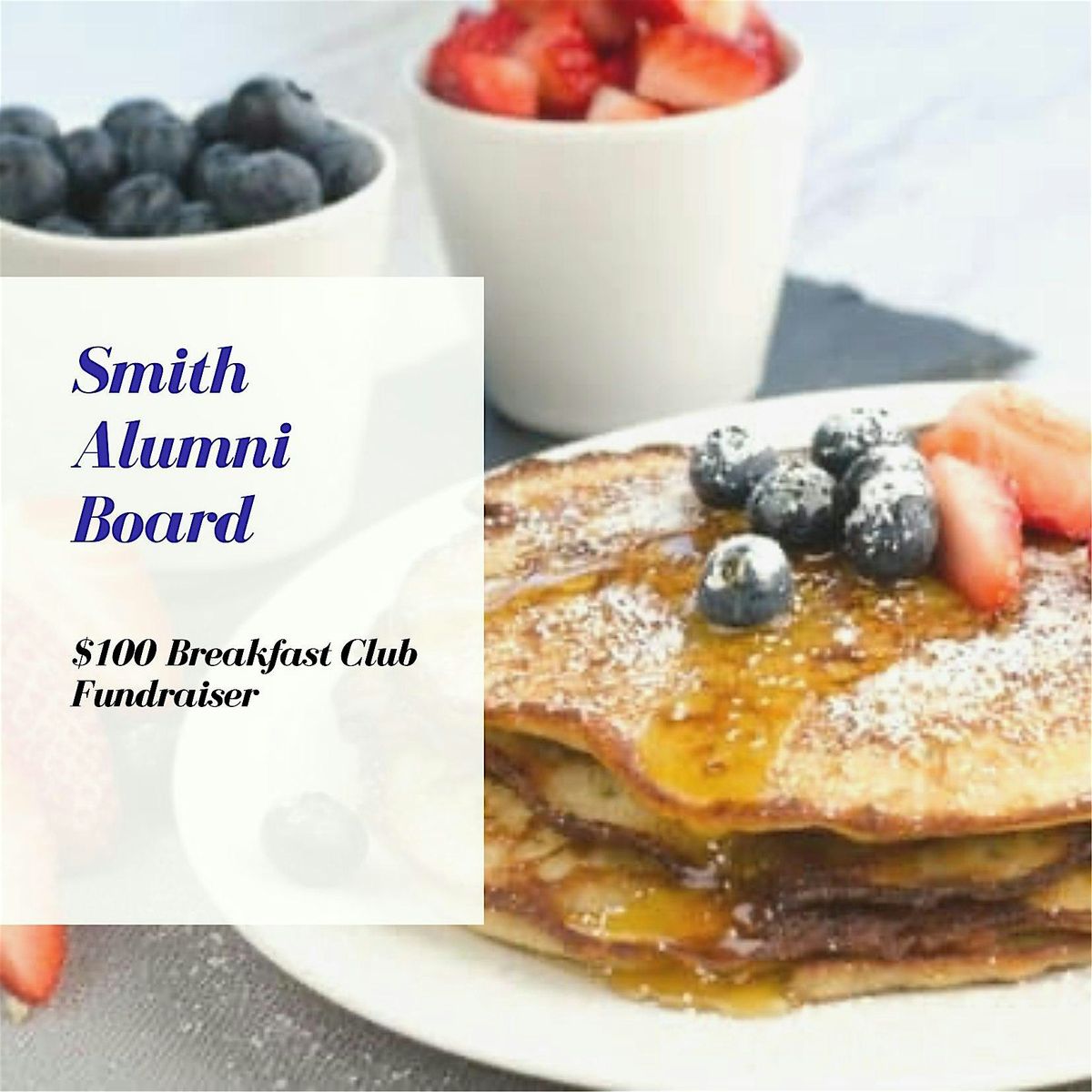 Smith Alumni Board $100 Breakfast Club Event- Bethesda