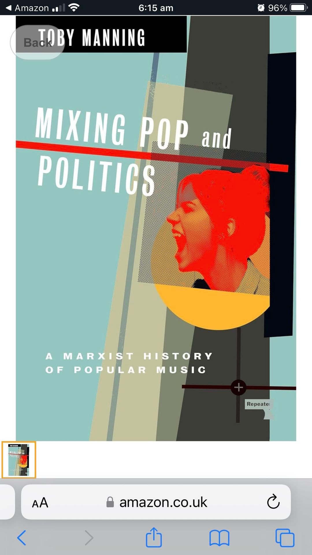 Toby Manning, Mixing Pop and Politics: A conversation and book signing