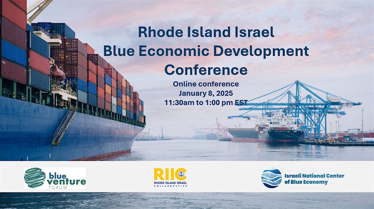 Blue Economic Development Online  Conference            Rhode Island Israel