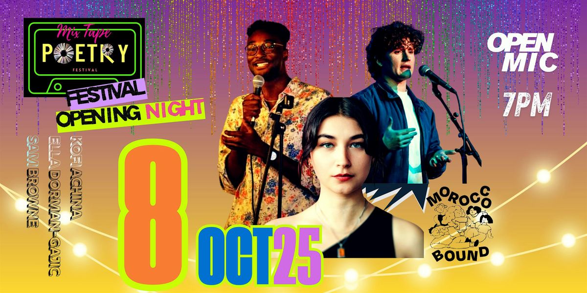 Mixtape Poetry Festival - Opening Night!