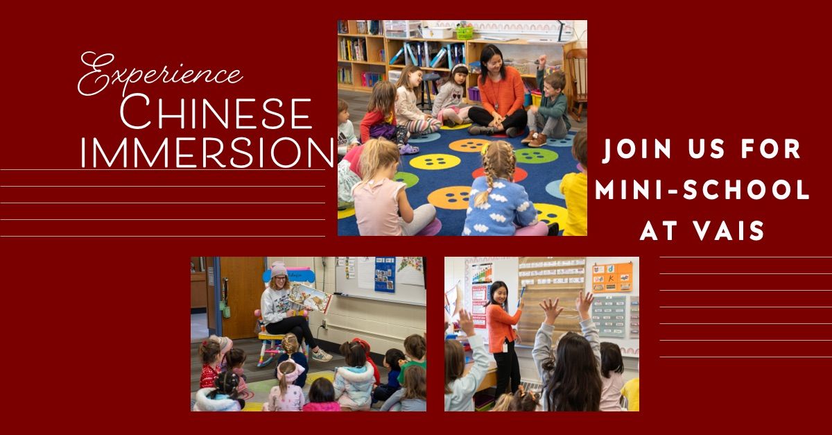 Chinese Immersion Mini School at VAIS