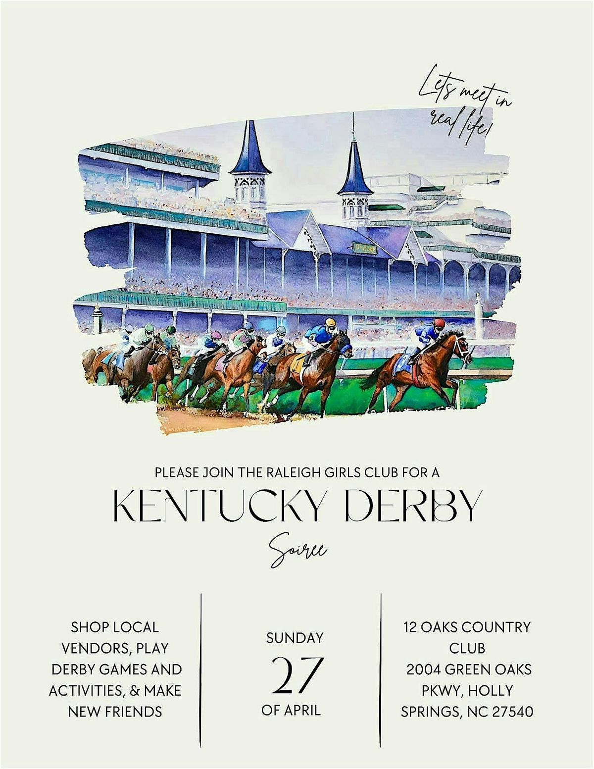 The Raleigh Girls Club Kentucky Derby Soiree