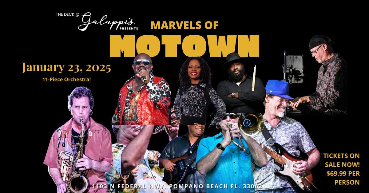 Marvels of Motown 11-Piece Orchestra @ Galuppi's Thurs. January 23