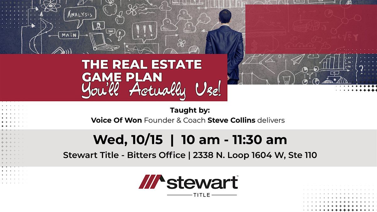 The Real Estate Game Plan You'll Actually Use!