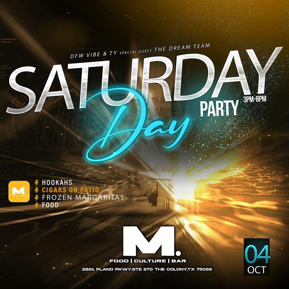 The Saturday Day Party