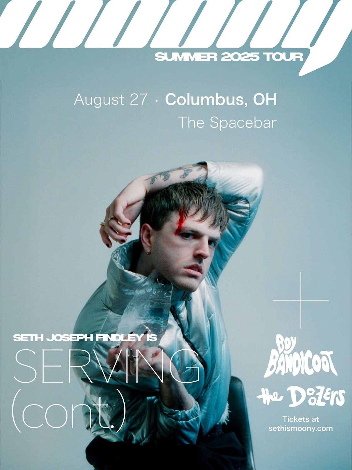 Moony, Boy Bandicoot, The Doozers at Spacebar (8\/27)