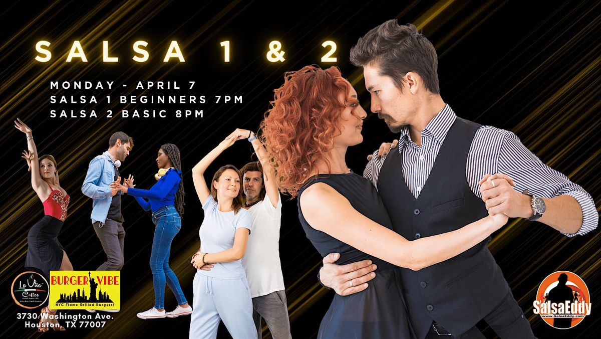 April 7: Salsa Group Class For Beginners & Basic Dancers!