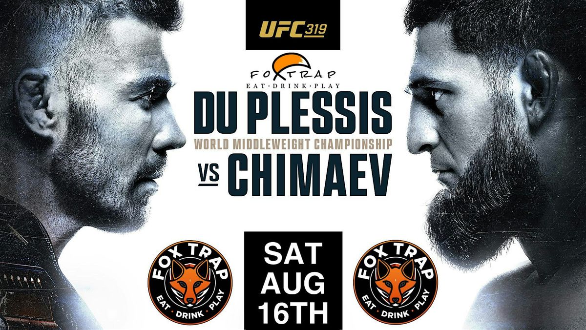 UCF 319 Fight Watch Party | DU PLESSIS vs CHIMAEV | Hookah | Pool Tables