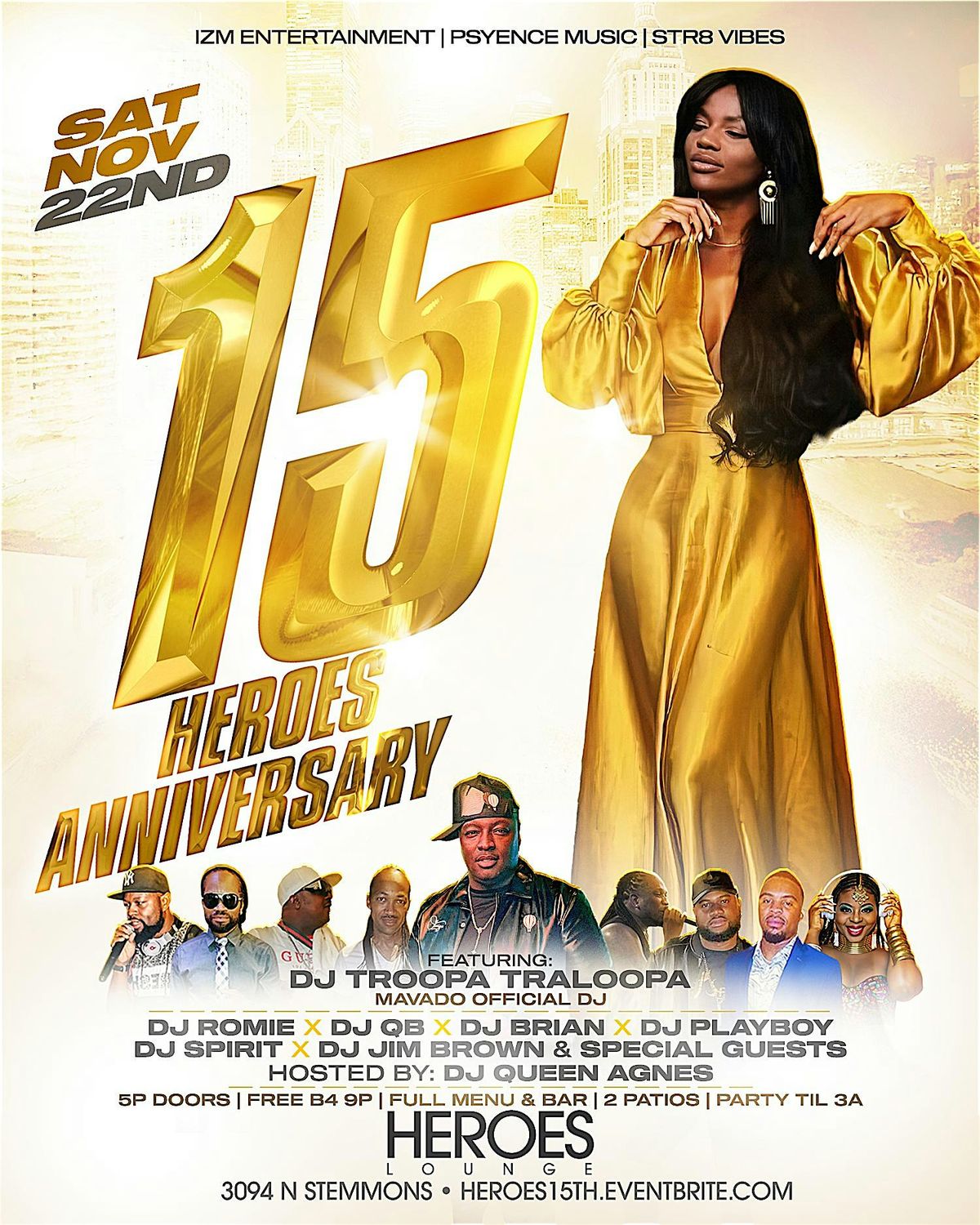 Heroes Anniversary Bash #15 | Feat. Mavado Official  DJ TROOPA TRALOOPA