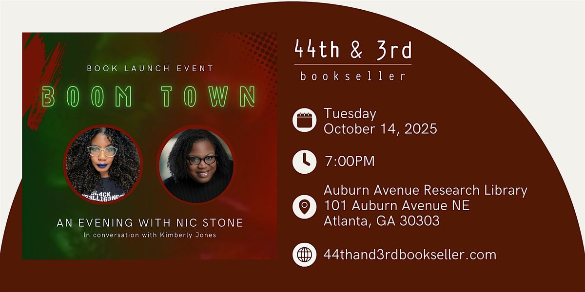 An Evening with Nic Stone in Conversation with Kimberly Jones