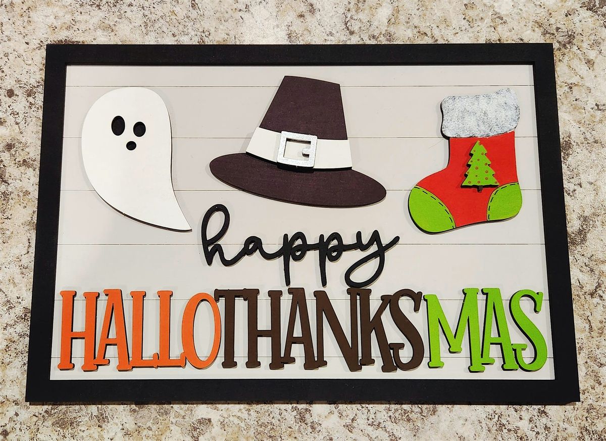 Happy HalloThankMas Sip & Paint