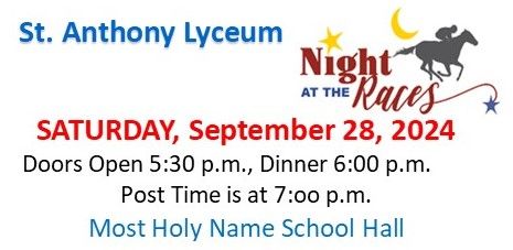 St. Anthony Lyceum Night at the Races