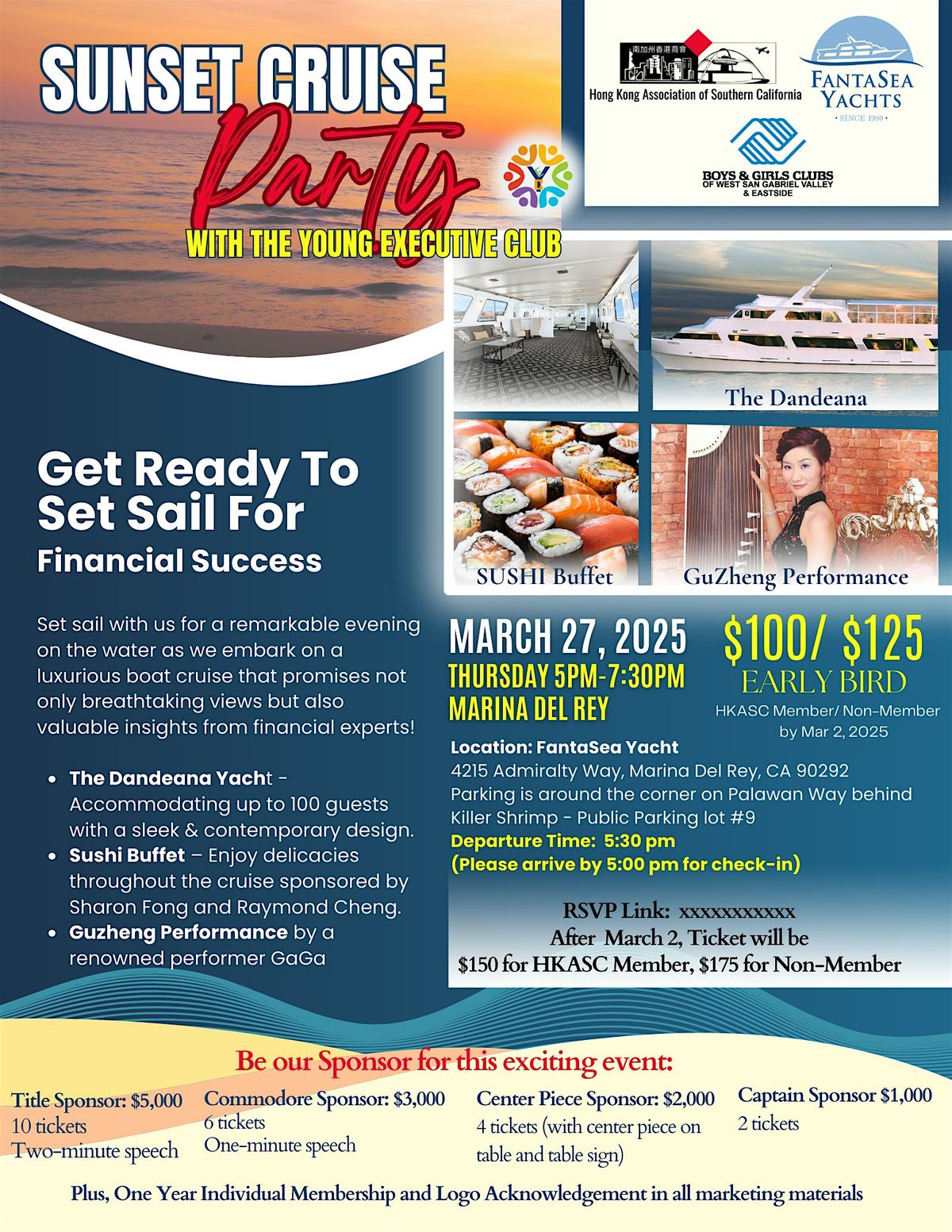 Sunset Cruise Party: Get Ready To Set Sail For Financial Success