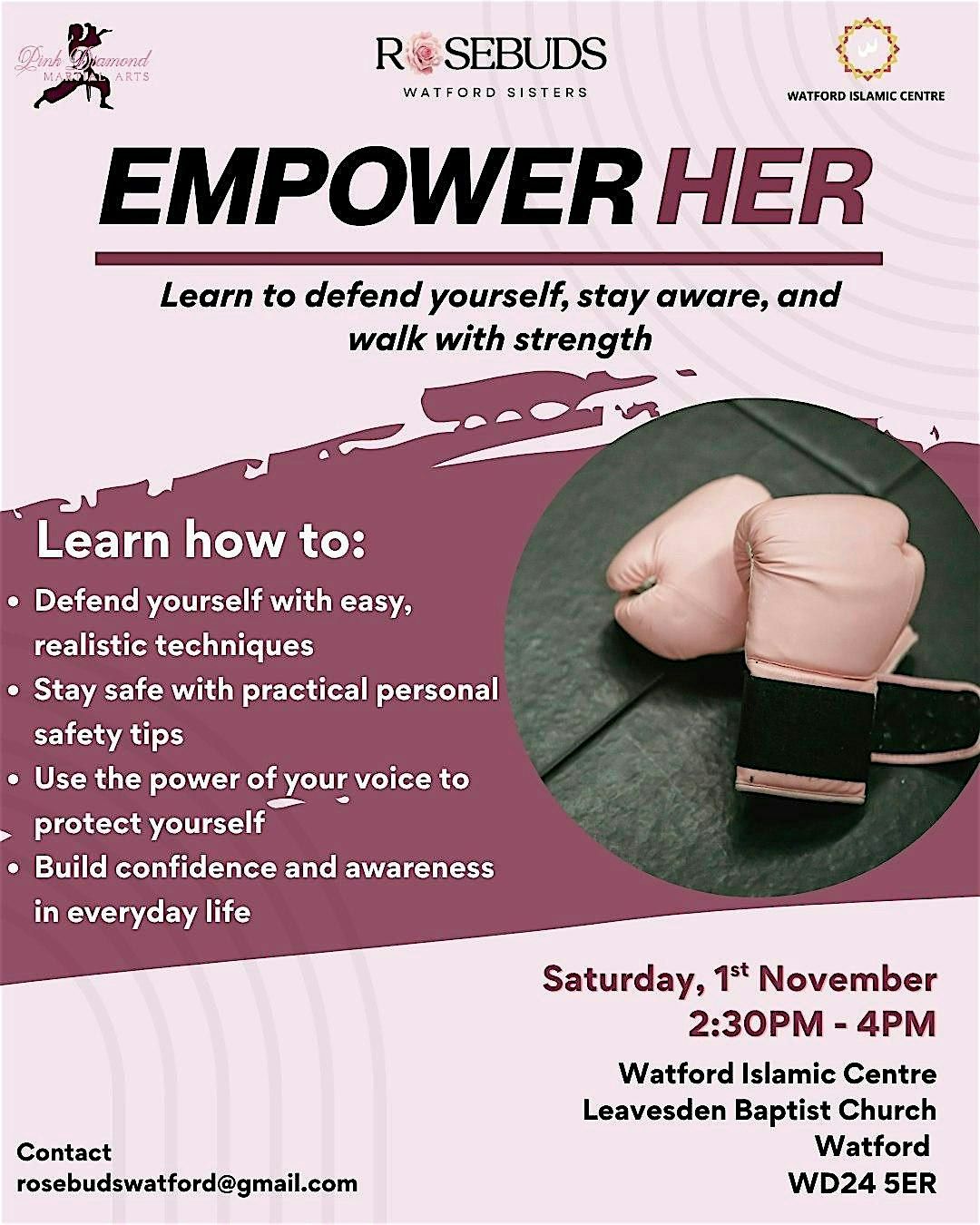 Empower Her \u2013 A Self-Defence Workshop