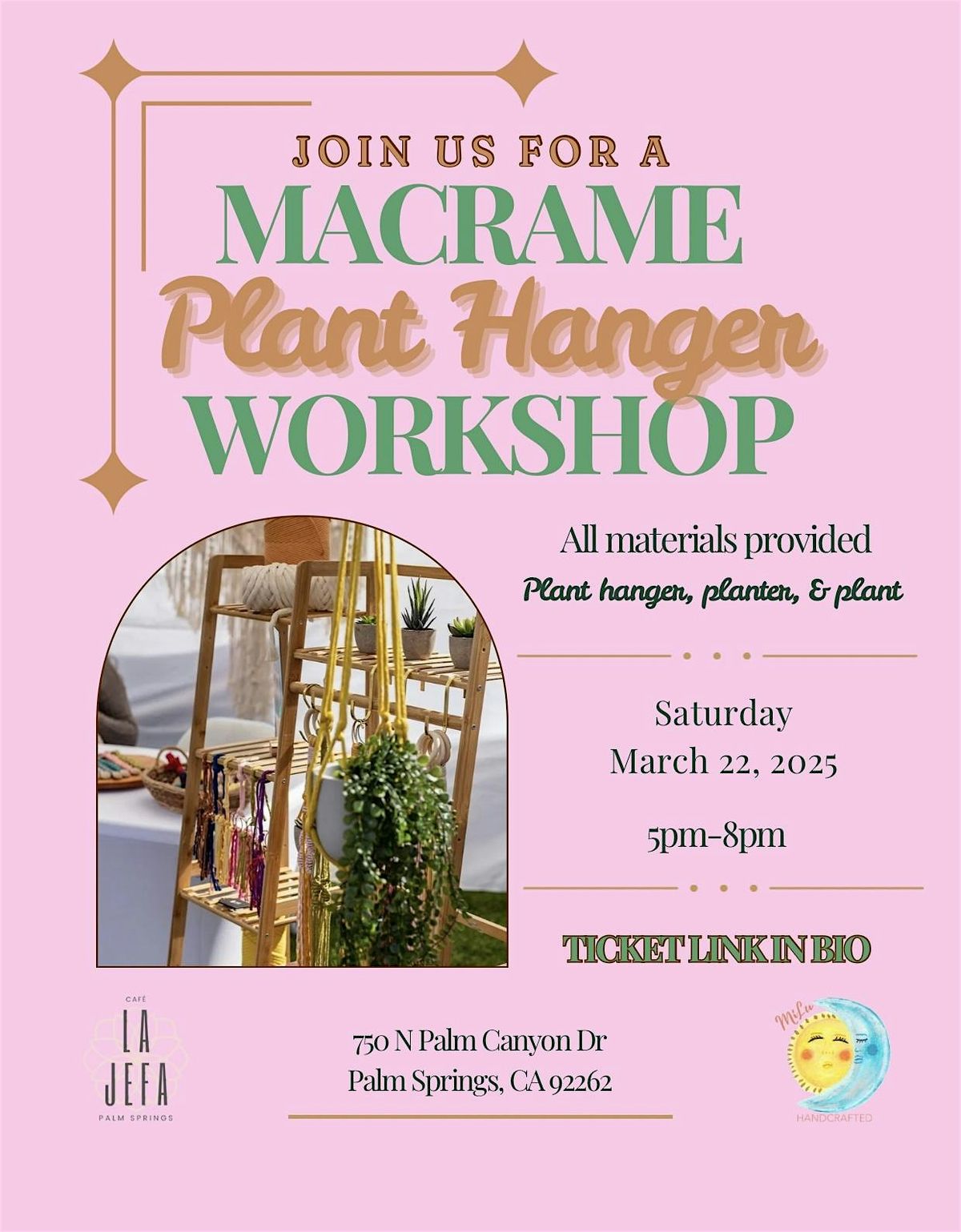 Macrame Plant Hanger Workshop