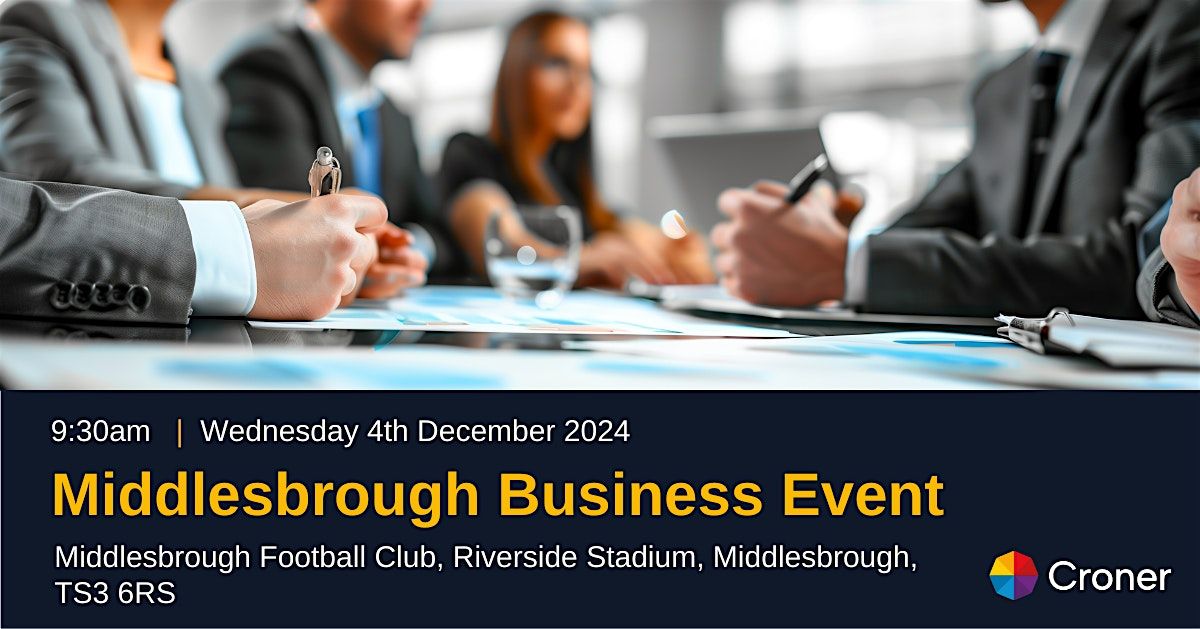 Middlesbrough Business Event - Expression of Interest