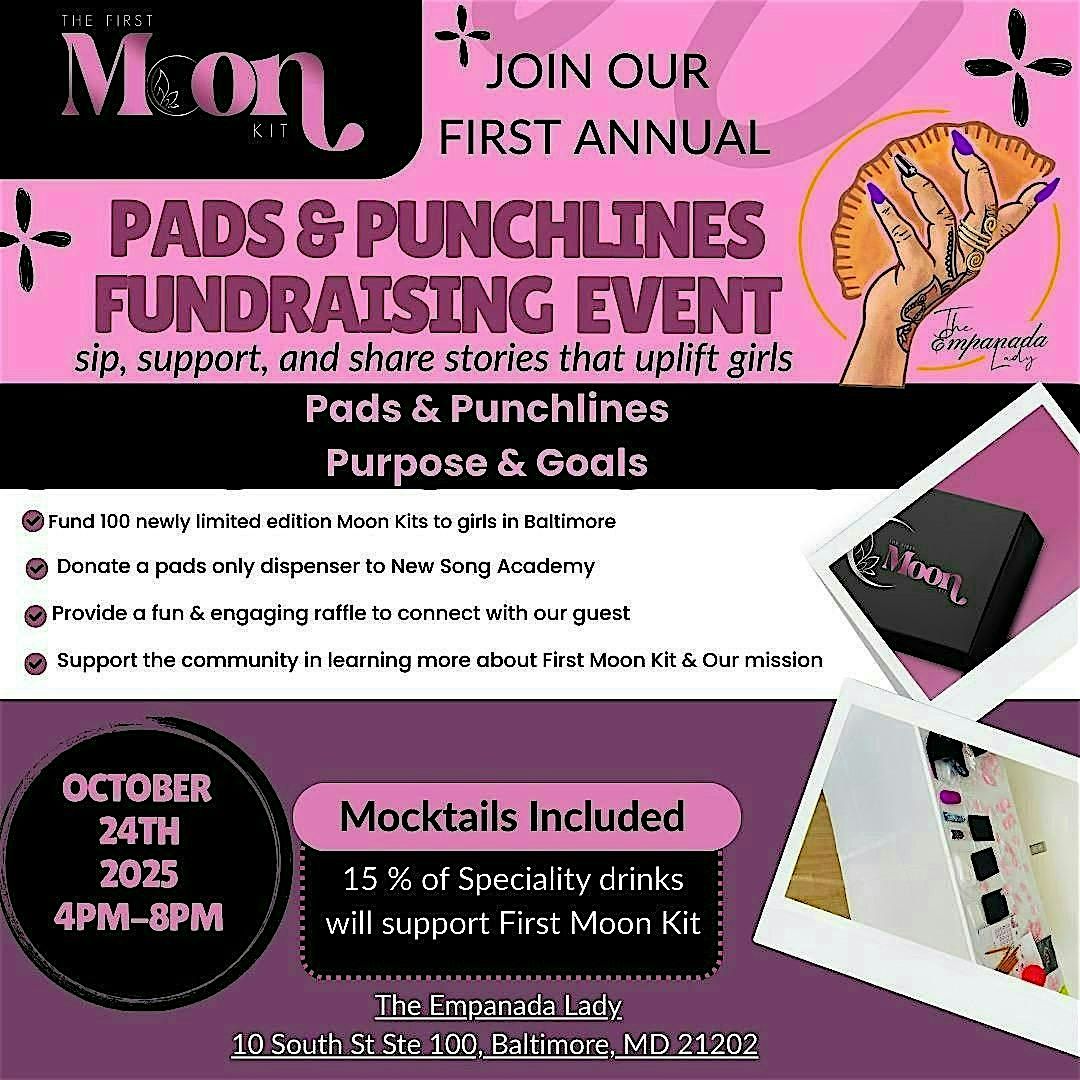 Pads & Punchlines Fundraiser Event