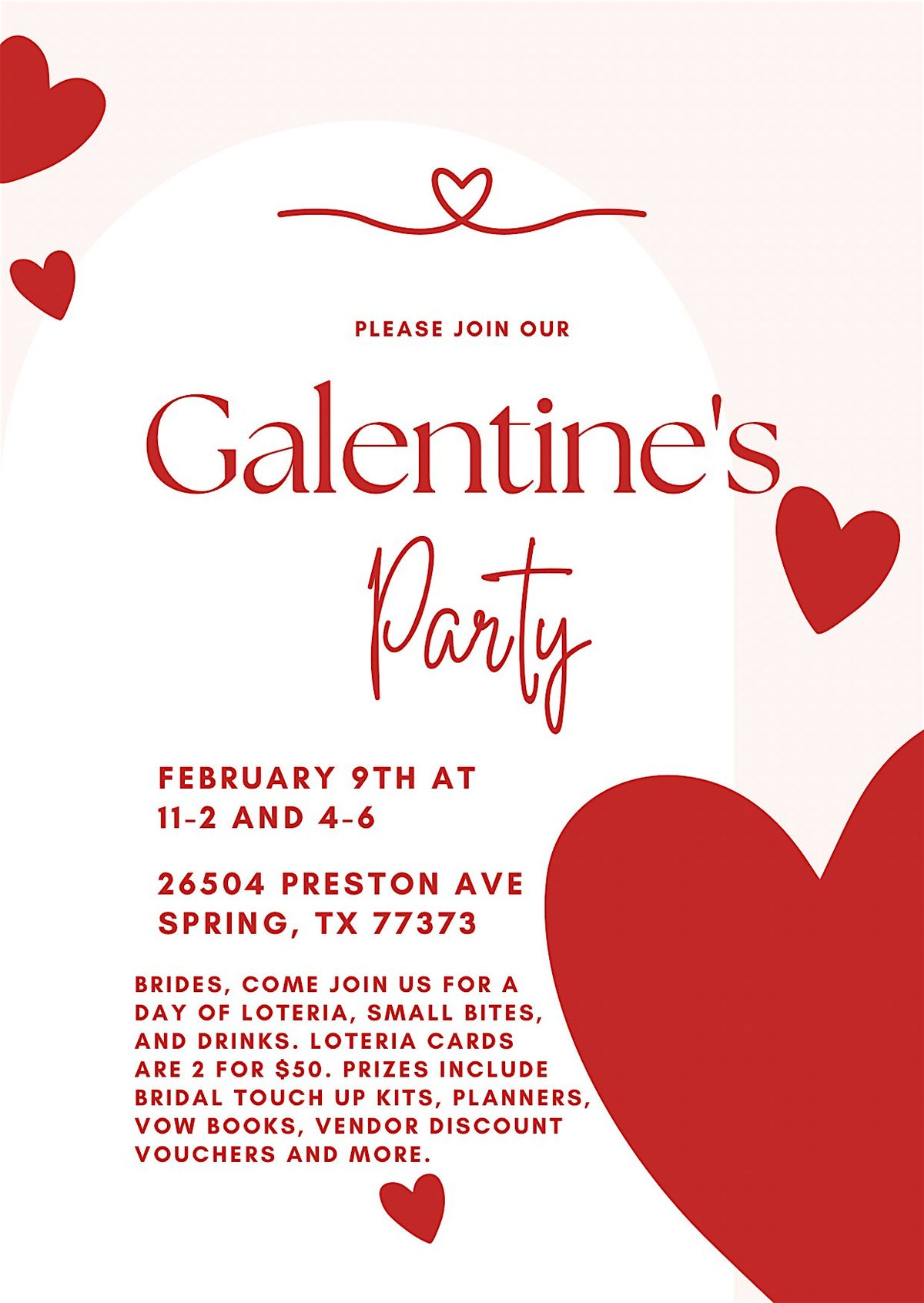 Bridal Galentine\u2019s Party