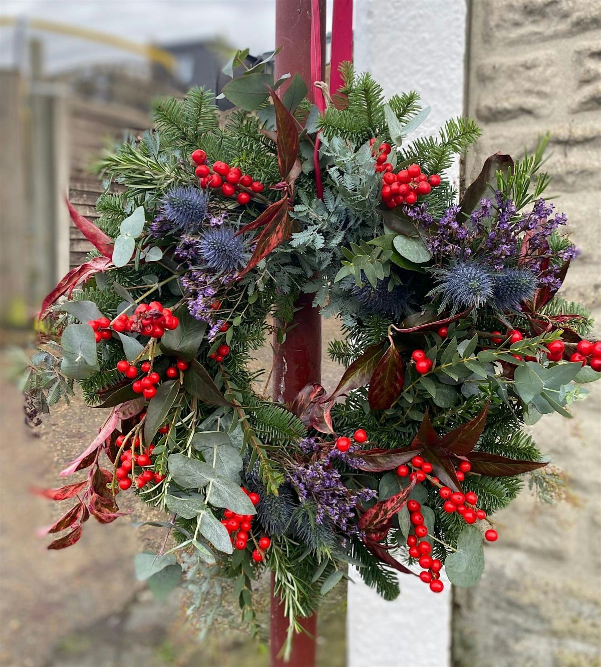 Christmas wreath workshop